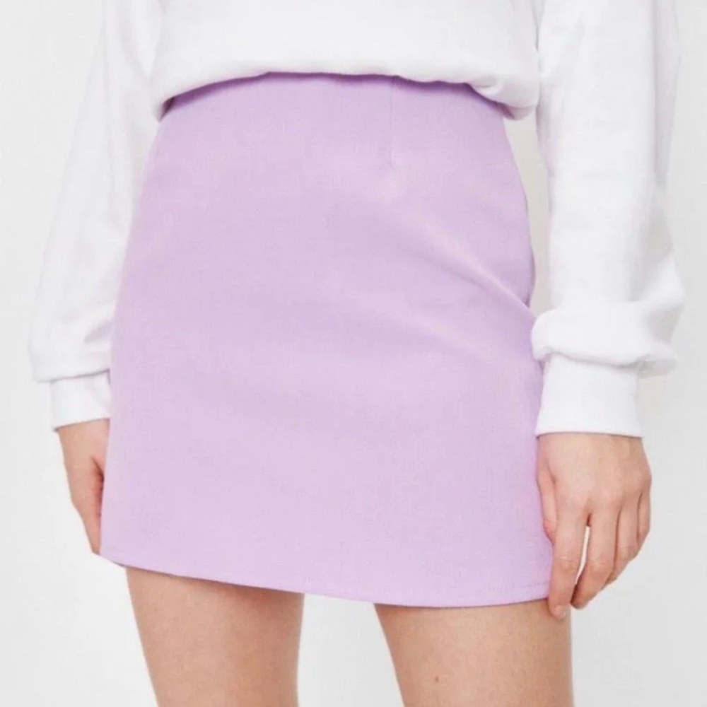 Purple nasty gal mini skirt